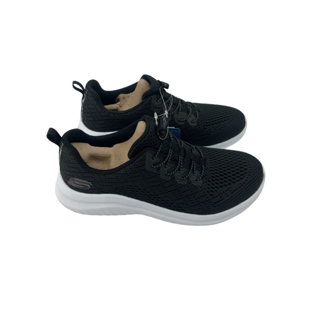 Skechers Women's Running Shoes | Slip-On | Faux Laces | Black / Size 8 **NEW